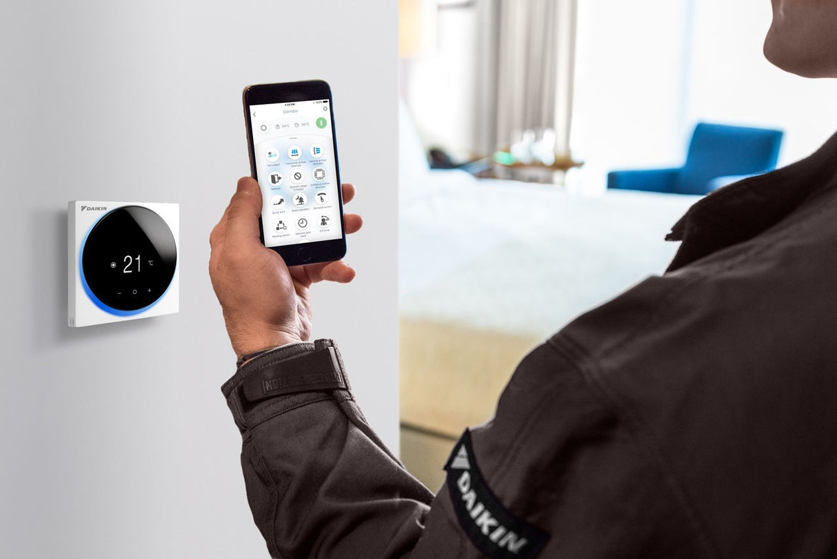 daikin comando a filo daikin madoka bianco brc1h52w con sistema bluetooth