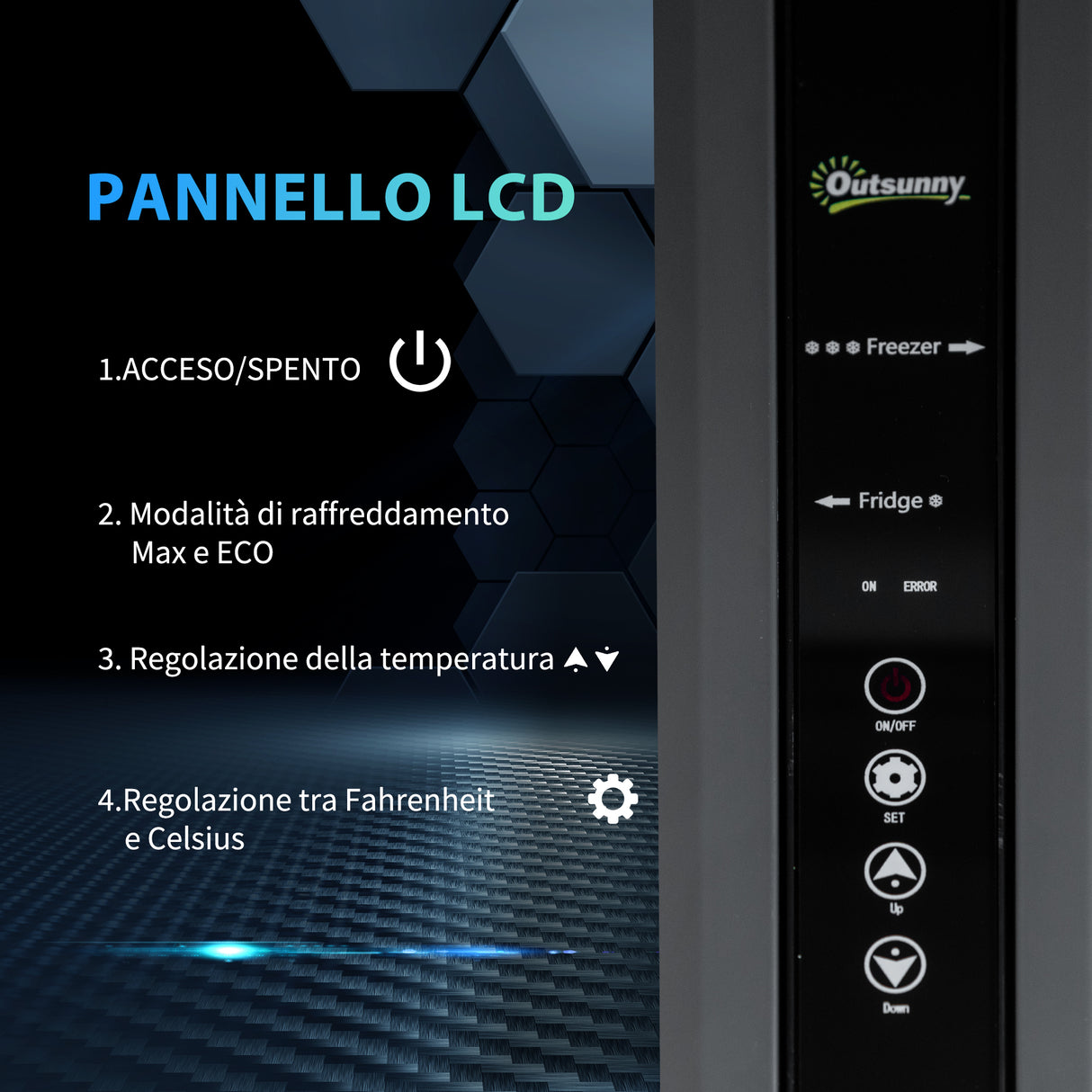 easycomfort easycomfort frigo portatile elettrico a compressore da 45l con maniglia telescopica e ruote frigorifero piccolo da 1224v dc e 110240v ac per auto e camion