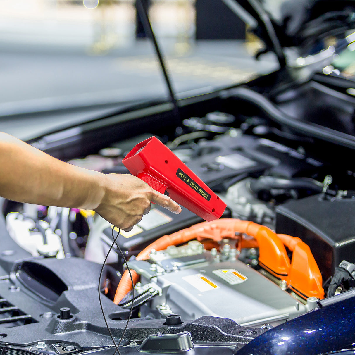 easycomfort easycomfort pistola stroboscopica daccensione con luce flash xenon per motori a benzina 23 5x15 5x6 7 cm rossa