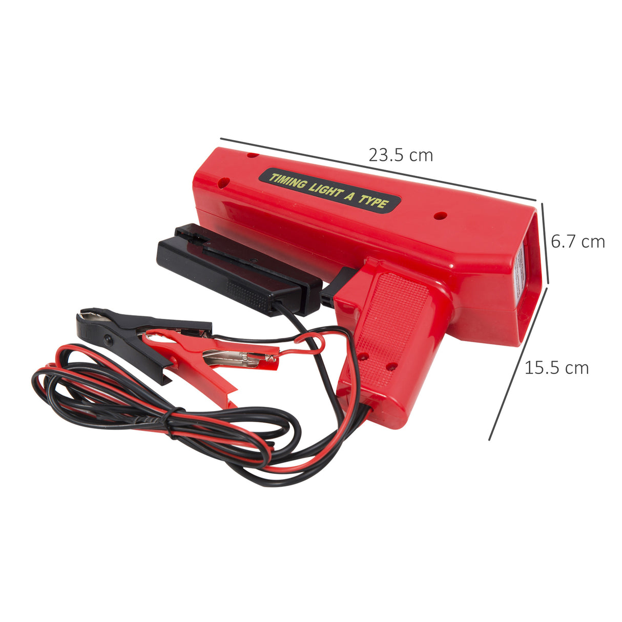 easycomfort easycomfort pistola stroboscopica daccensione con luce flash xenon per motori a benzina 23 5x15 5x6 7 cm rossa