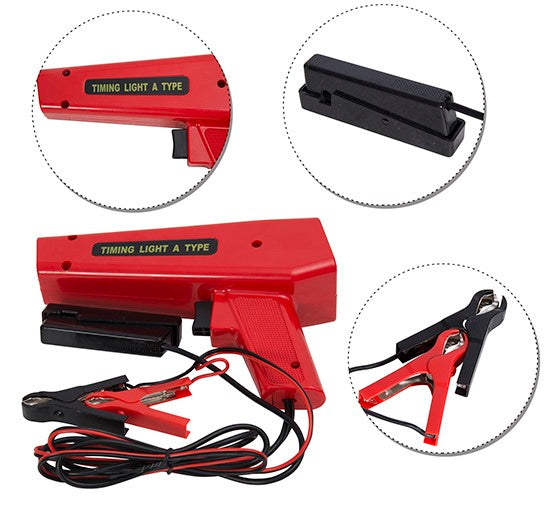 easycomfort easycomfort pistola stroboscopica daccensione con luce flash xenon per motori a benzina 23 5x15 5x6 7 cm rossa