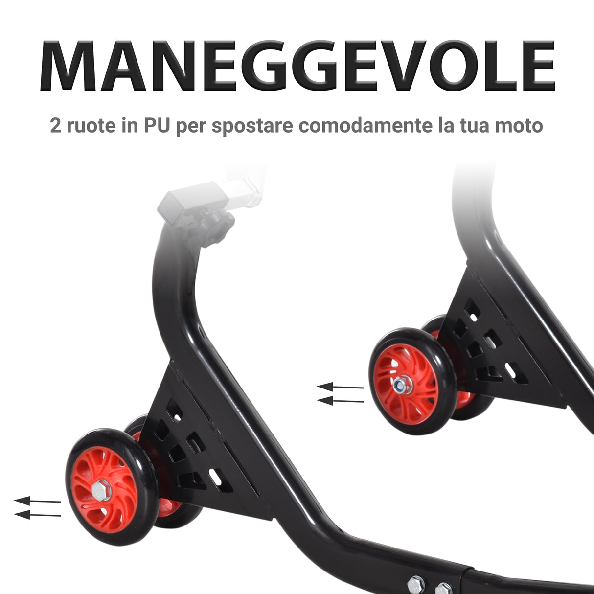 easycomfort easycomfort cavalletto alzamoto posteriore universale e regolabile cavalletto spostamoto per moto sportive fino 200kg nero