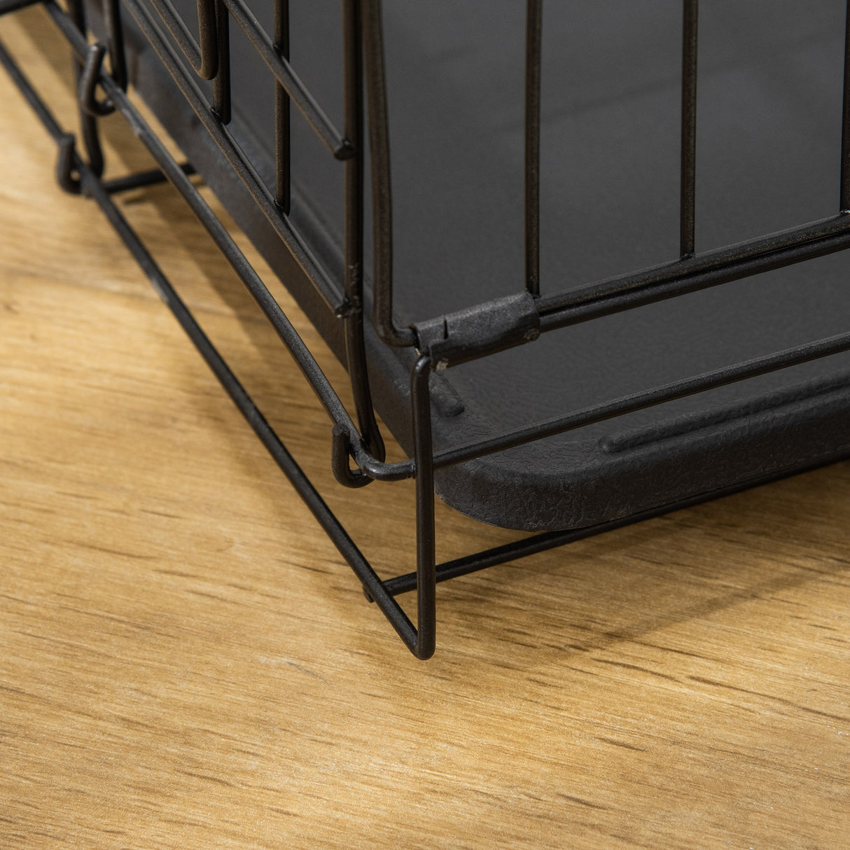 easycomfort easycomfort gabbia trasportino per cani gatti pieghevole in acciaio doppia apertura 76x53x57cm nero ean 8054111843140