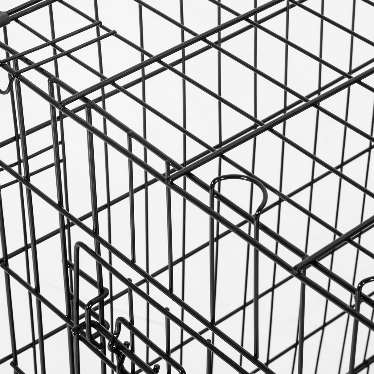 easycomfort easycomfort gabbia trasportino in acciaio per animali pieghevole nero 122x77x82cm ean 8054144135861