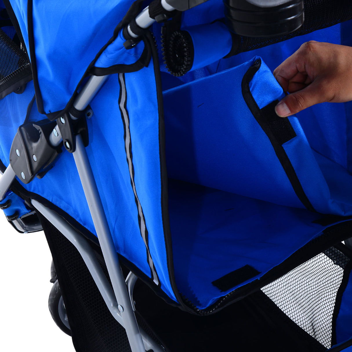 easycomfort easycomfort passeggino per cani carrello per animali domestici blu 75 x 45 x 97cm ean 8054111849494