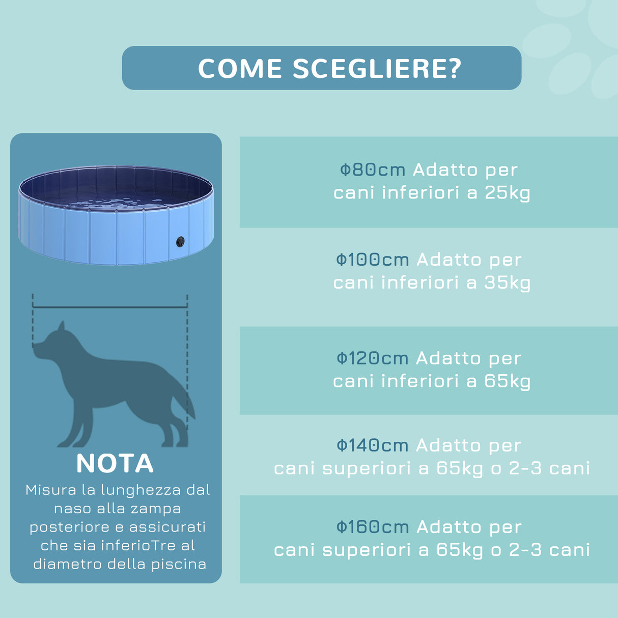 easycomfort easycomfort piscina in plastica bordo stabile per cani animali domestici blu 120x30cm ean 8054111848930