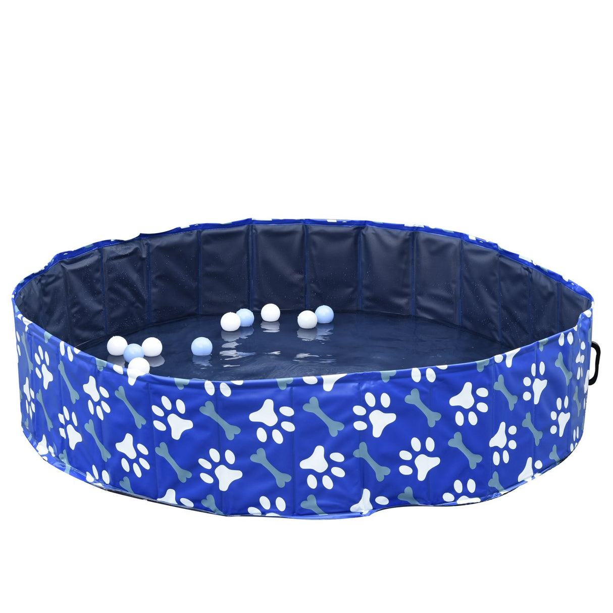easycomfort easycomfort piscina rigida per cani taglia grande superiore a 65kg in plastica dura e antiscivolo per giardino o interni blu 140x30cm ean 8054144138596