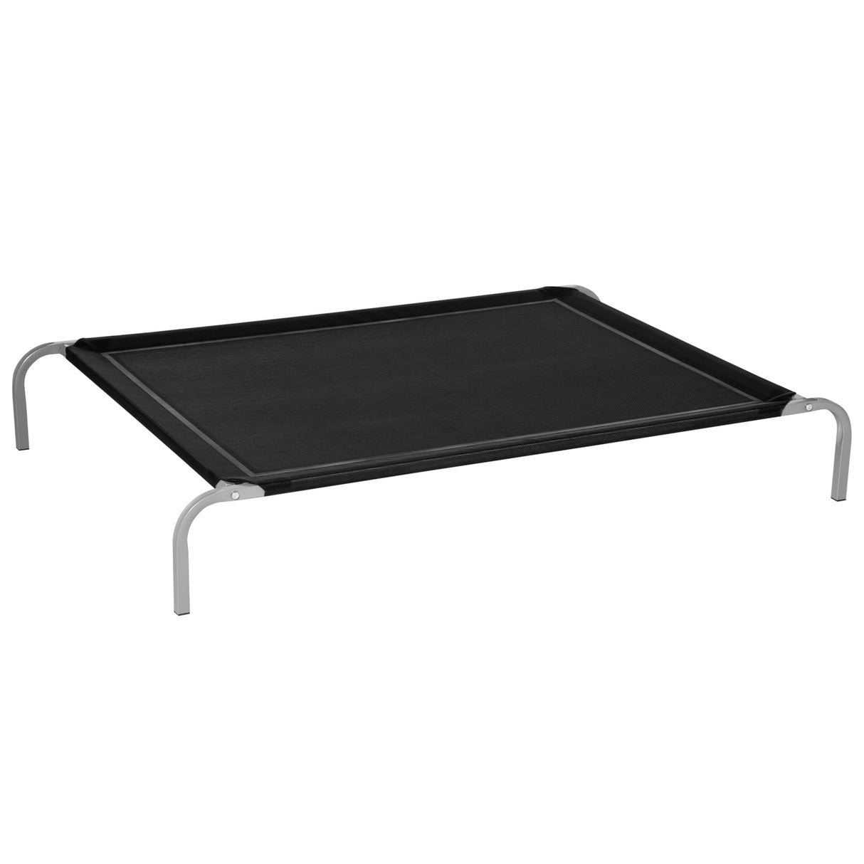 easycomfort easycomfort lettino per cani da interno ed esterno capacita fino a 32kg con tessuto traspirante 130x90x20cm nero