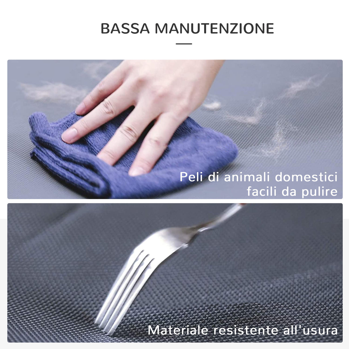 easycomfort easycomfort lettino per cani pieghevole in acciaio e tessuto oxford per interni ed esterni 59x46x15cm grigia