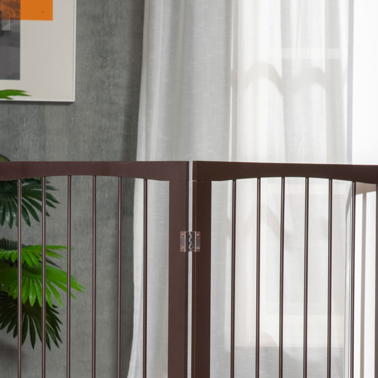 easycomfort easycomfort cancellino per cani e animali domestici a 3 sezioni divisorio di sicurezza pieghevole 160x1.2x76cm ean 8054111847216