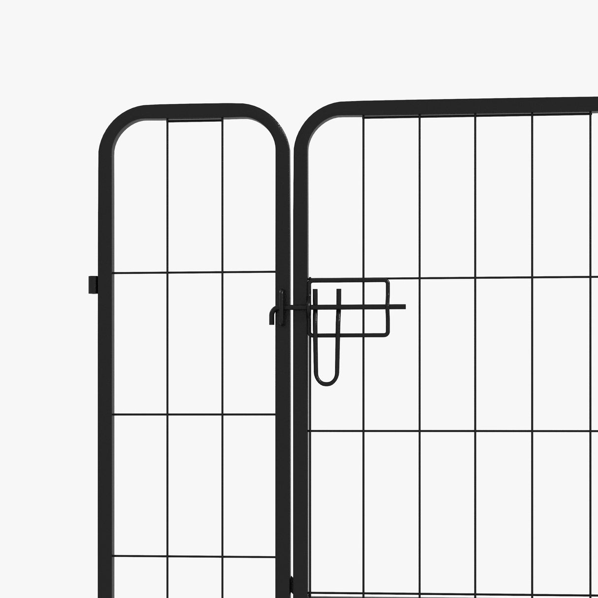 easycomfort easycomfort recinto modulare cuccioli cani per cani da interno ed esterno in metallo e acciaio 8 pannelli 79x79cm