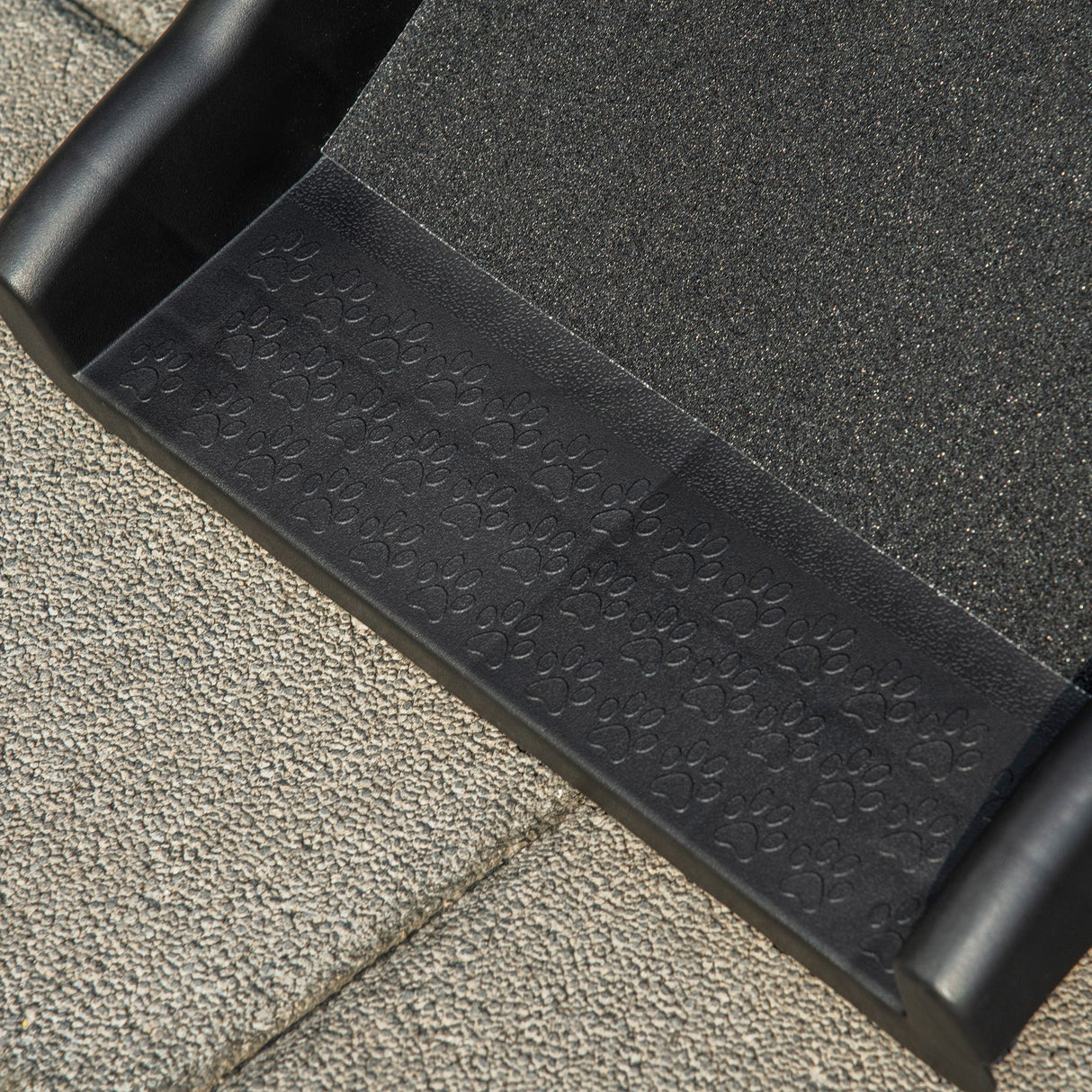 easycomfort easycomfort rampa per cani in pp con rivestimento antiscivolo per bagagliaio inferiore a 75 cm 155x39x14 cm nero