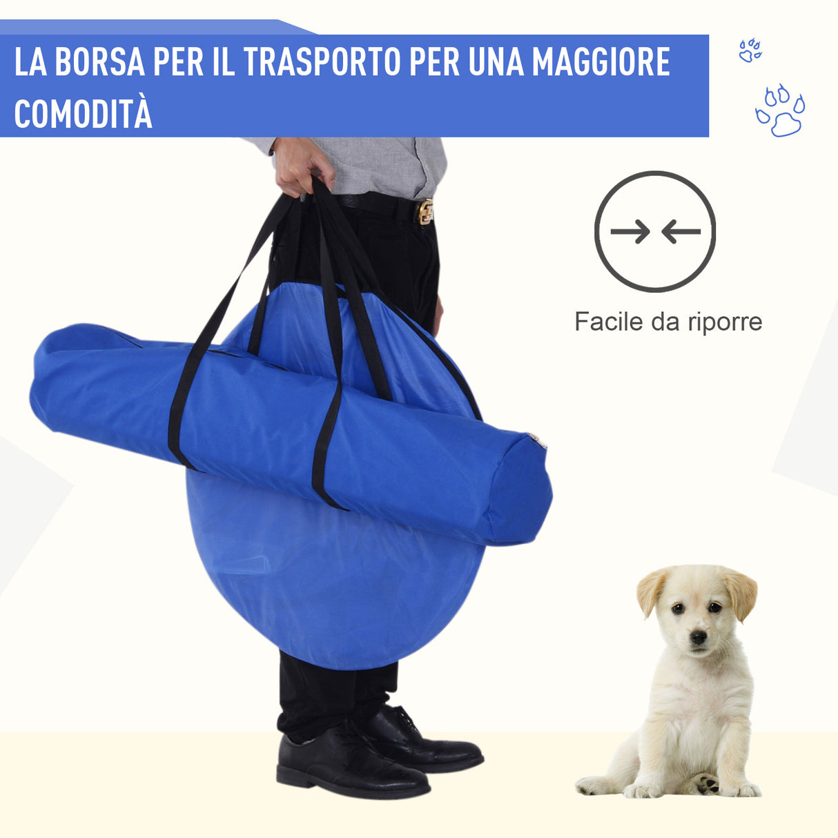 easycomfort easycomfort set agility dog per addestramento cani con slalom tunnel e ostacolo ean 8054111846578