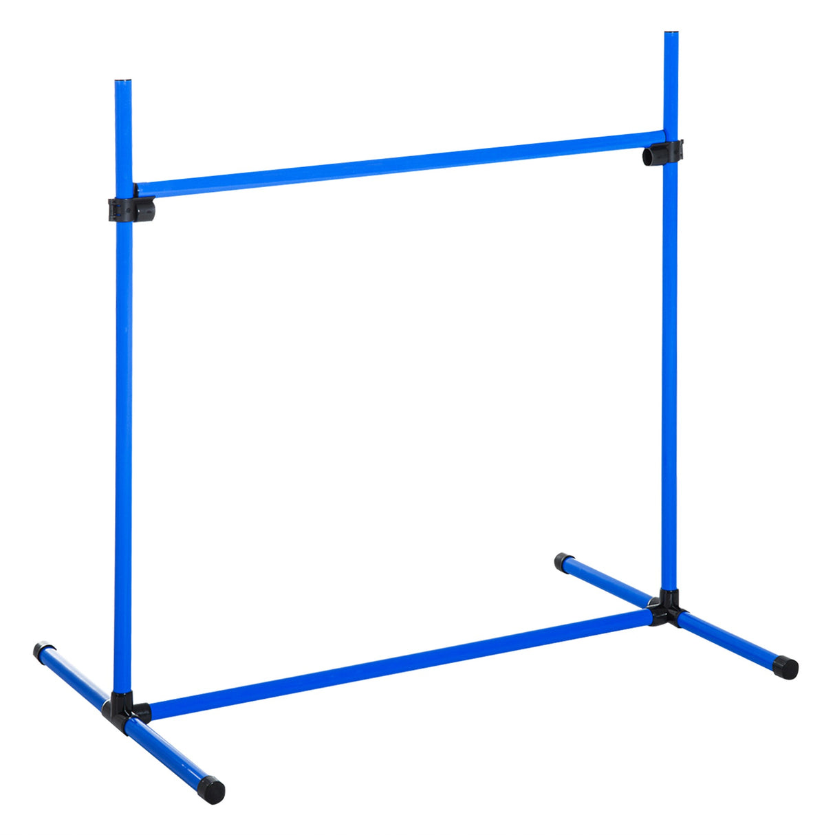 easycomfort easycomfort set di 4 ostacoli agility dog per addestramento cani ad altezza regolabile con borsa da trasporto inclusa 99x65x94cm blu