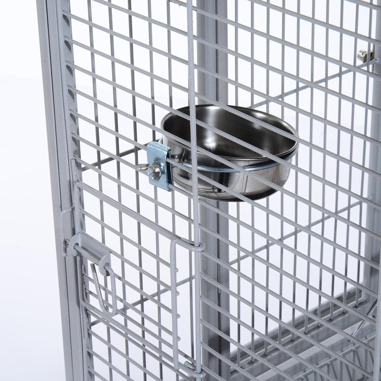 easycomfort easycomfort voliera per uccelli con ruote altezza 160cm vaschette per cibo e trespoli ean 8055776914091