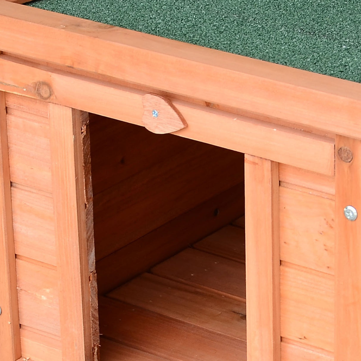 easycomfort easycomfort conigliera gabbia per piccoli animali con tetto apribile in legno 51x42x43 cm ean 8054111842624