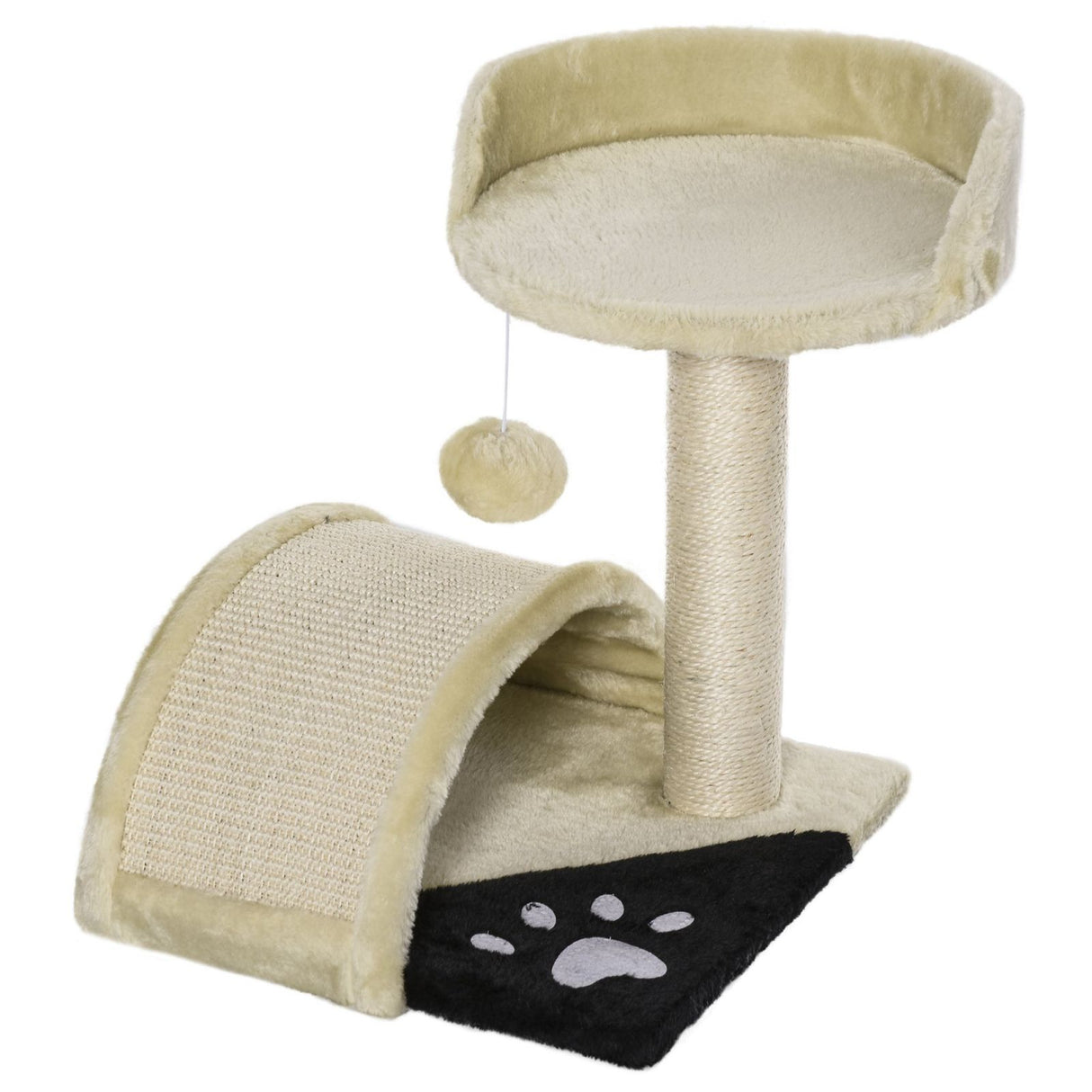 easycomfort easycomfort albero tiragraffi per gatti per gioco e relax 36x36x44cm beige ean 8054111840255