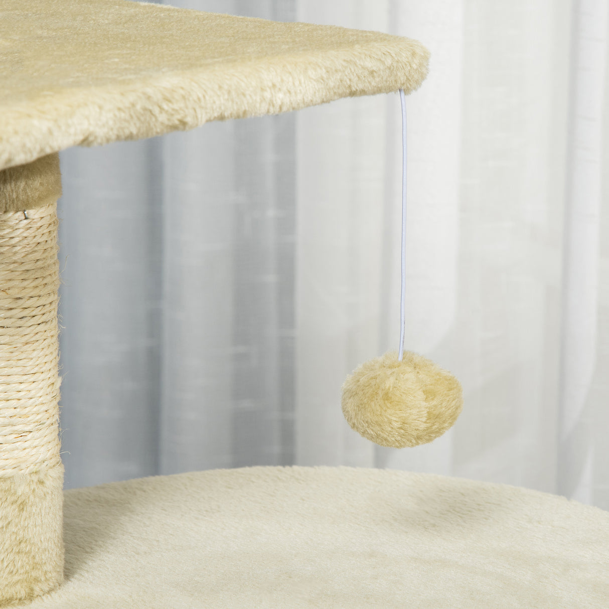 easycomfort easycomfort albero tiragraffi per gatto beige 75x40x112cm ean 8054111842594
