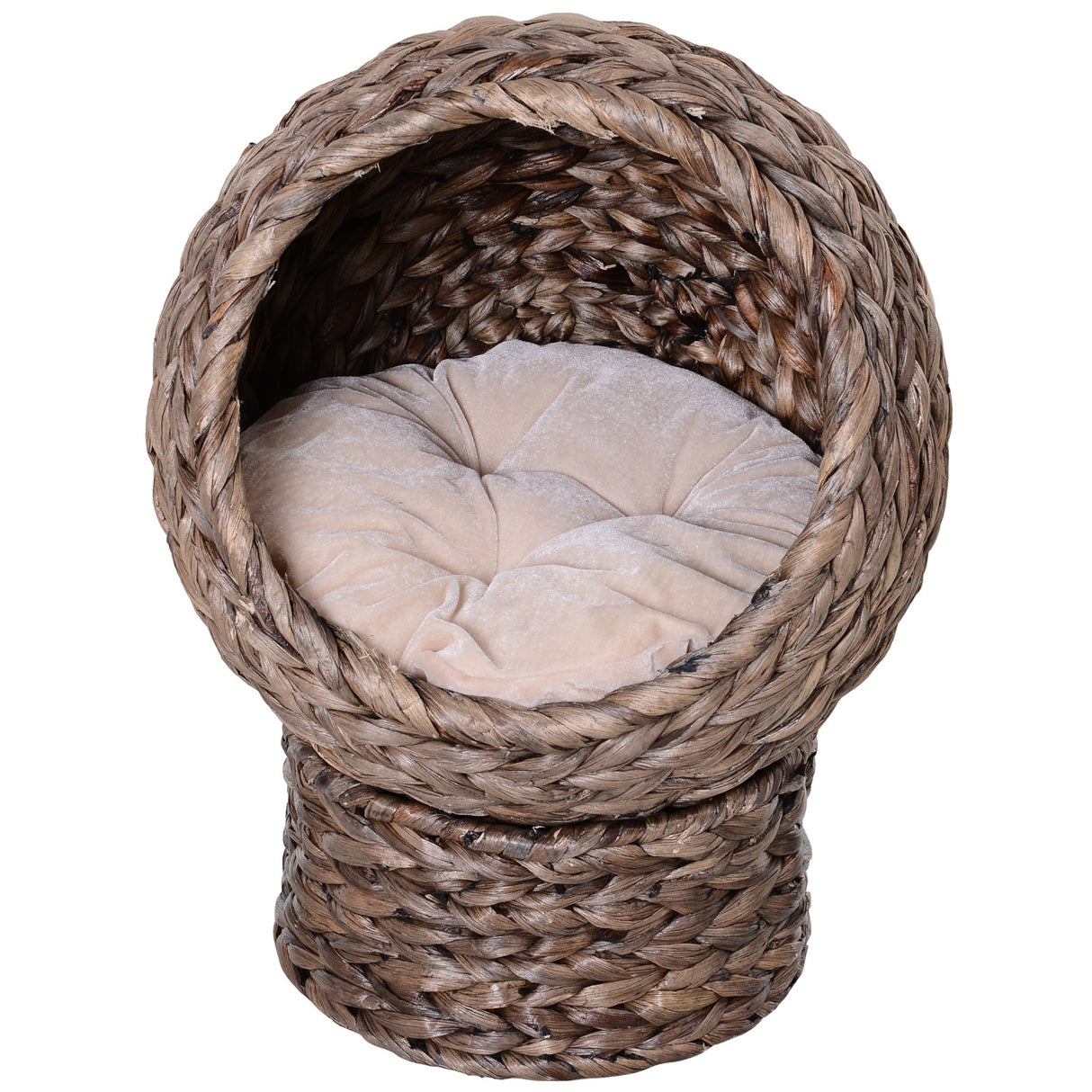 easycomfort easycomfort cuccia per gatti rialzata con cuscino materiale naturale 42x33x52cm beige ean 8054111845069