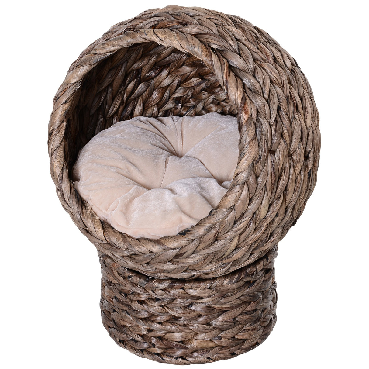 easycomfort easycomfort cuccia per gatti rialzata con cuscino materiale naturale 42x33x52cm beige ean 8054111845069