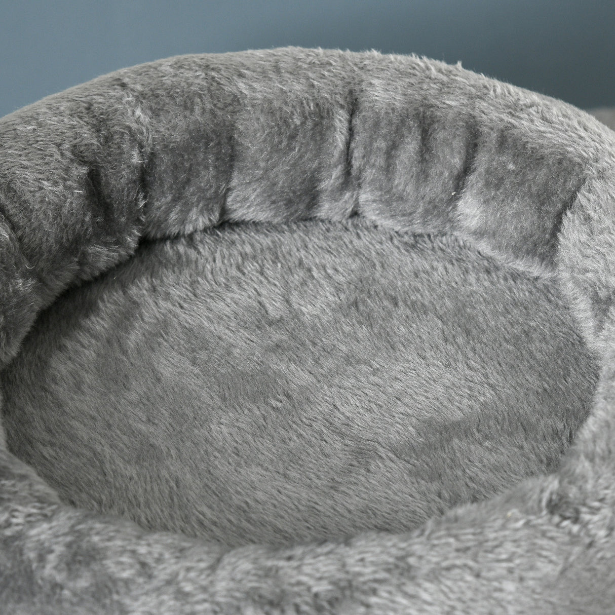 easycomfort easycomfort albero tiragraffi per gatti con pali in sisal lettino con cuscino e pallina 60x136cm grigio