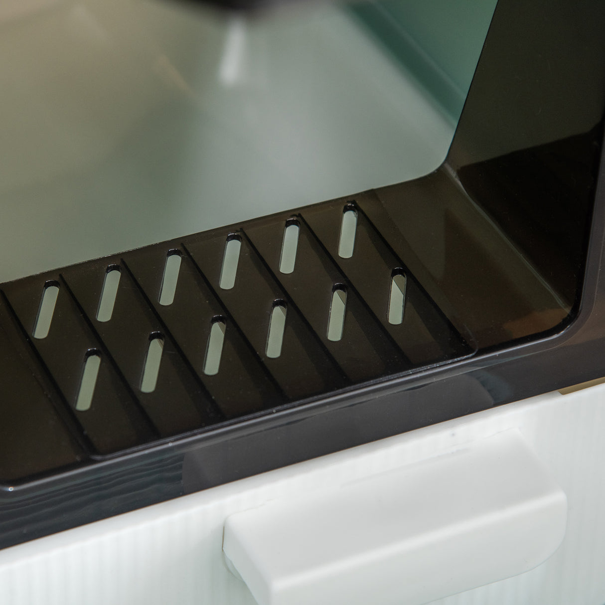 easycomfort easycomfort lettiera per gatti chiusa con filtri paletta e vassoio removibile struttura in pp 43x44x47cm verde