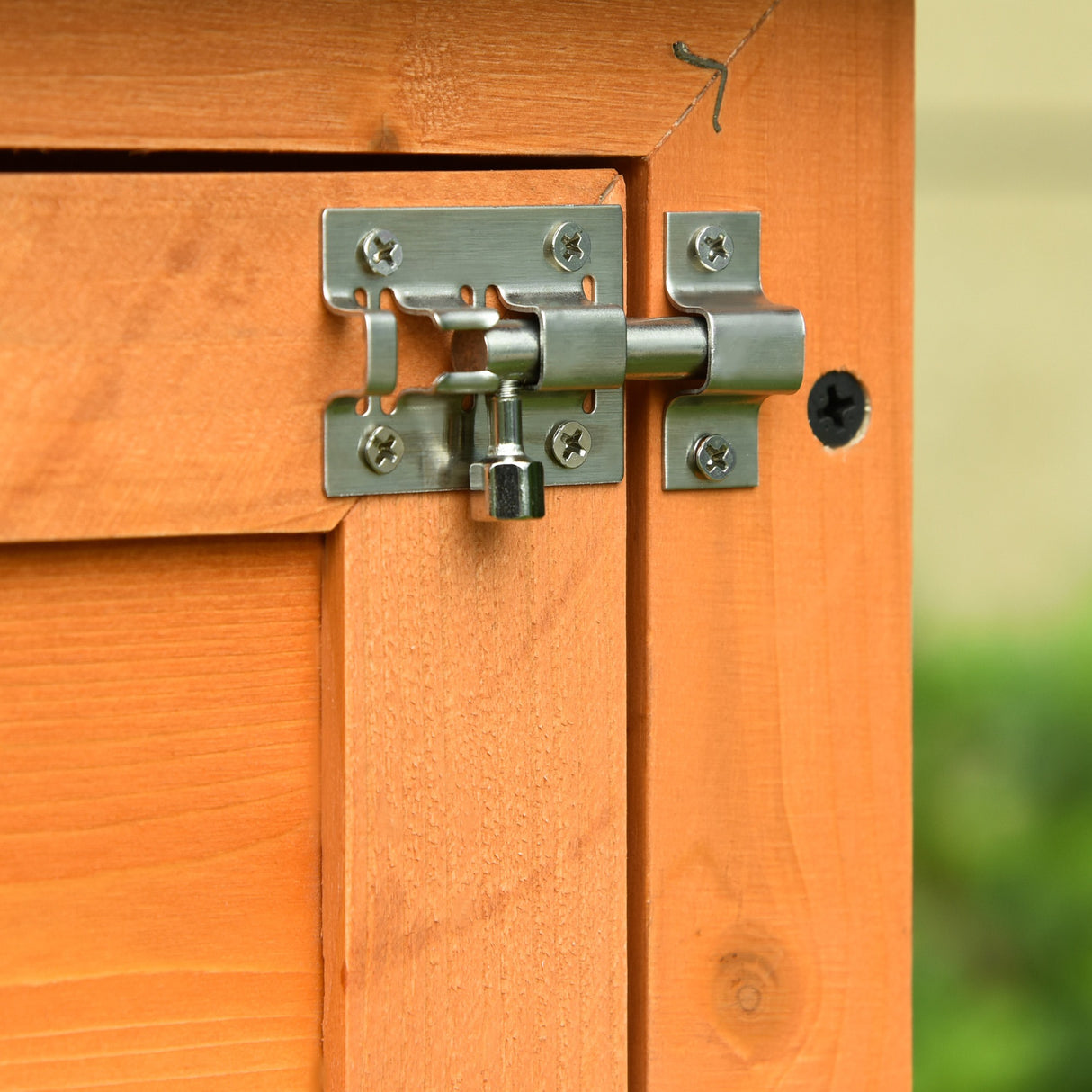 easycomfort easycomfort gabbia per conigli conigliera da esterno in legno di abete 90x45x80cm ean 8054144138565