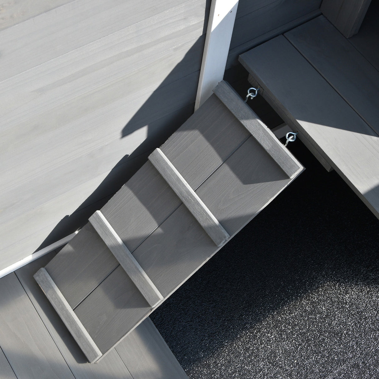 easycomfort easycomfort conigliera in legno 2 livelli gabbia per conigli e porcellini dindia ean 8055776911168