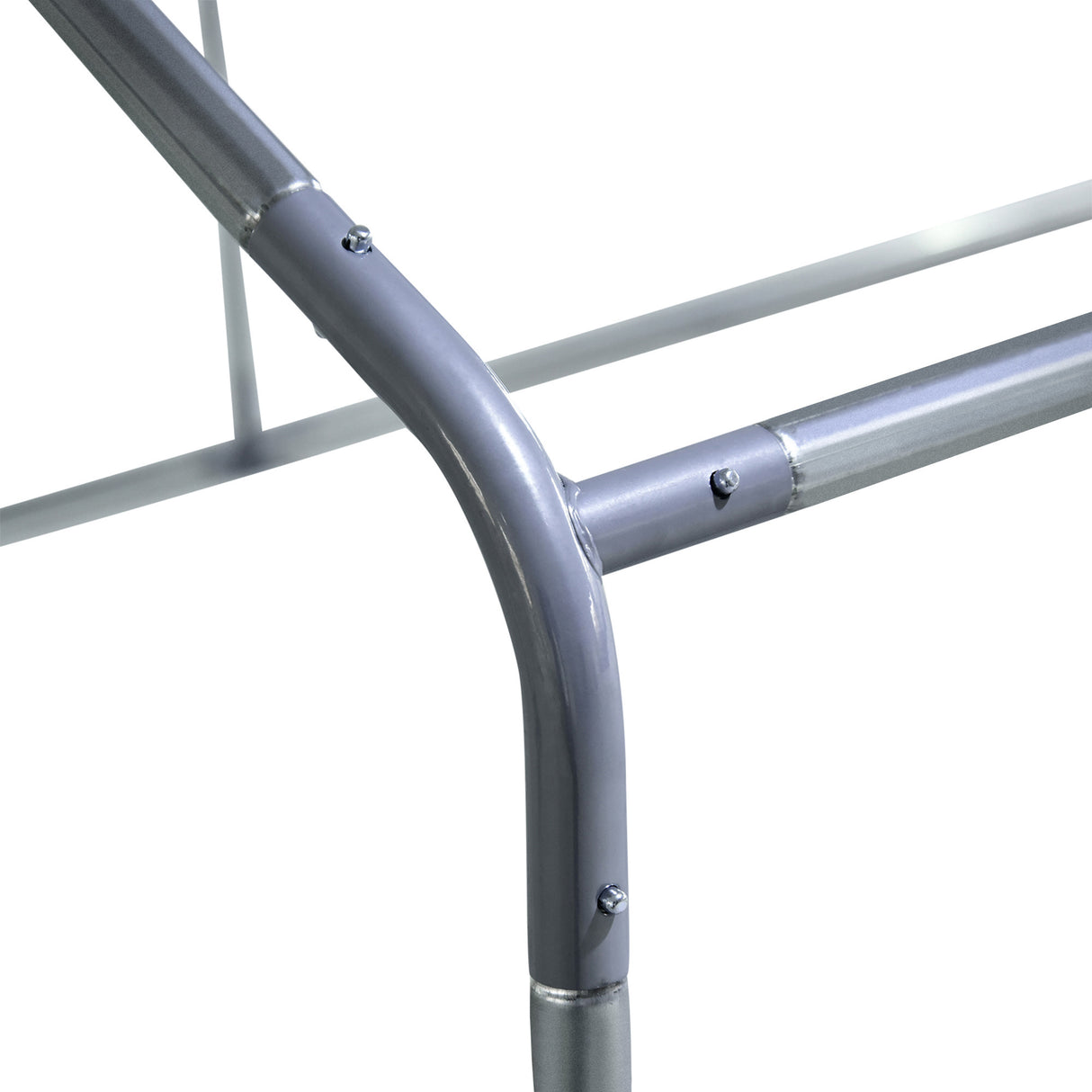 easycomfort easycomfort recinto per galline da esterno in acciaio con telo di copertura in pe anti uv 570x280cm