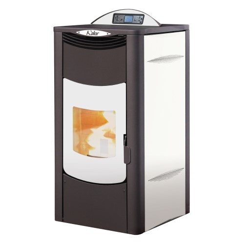 Termostufa a Pellet KALOR modello DORA 32 da 32,41 kW vari colori disponibili