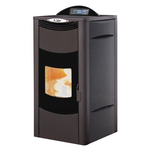 Termostufa a Pellet KALOR modello DORA 32 da 32,41 kW vari colori disponibili