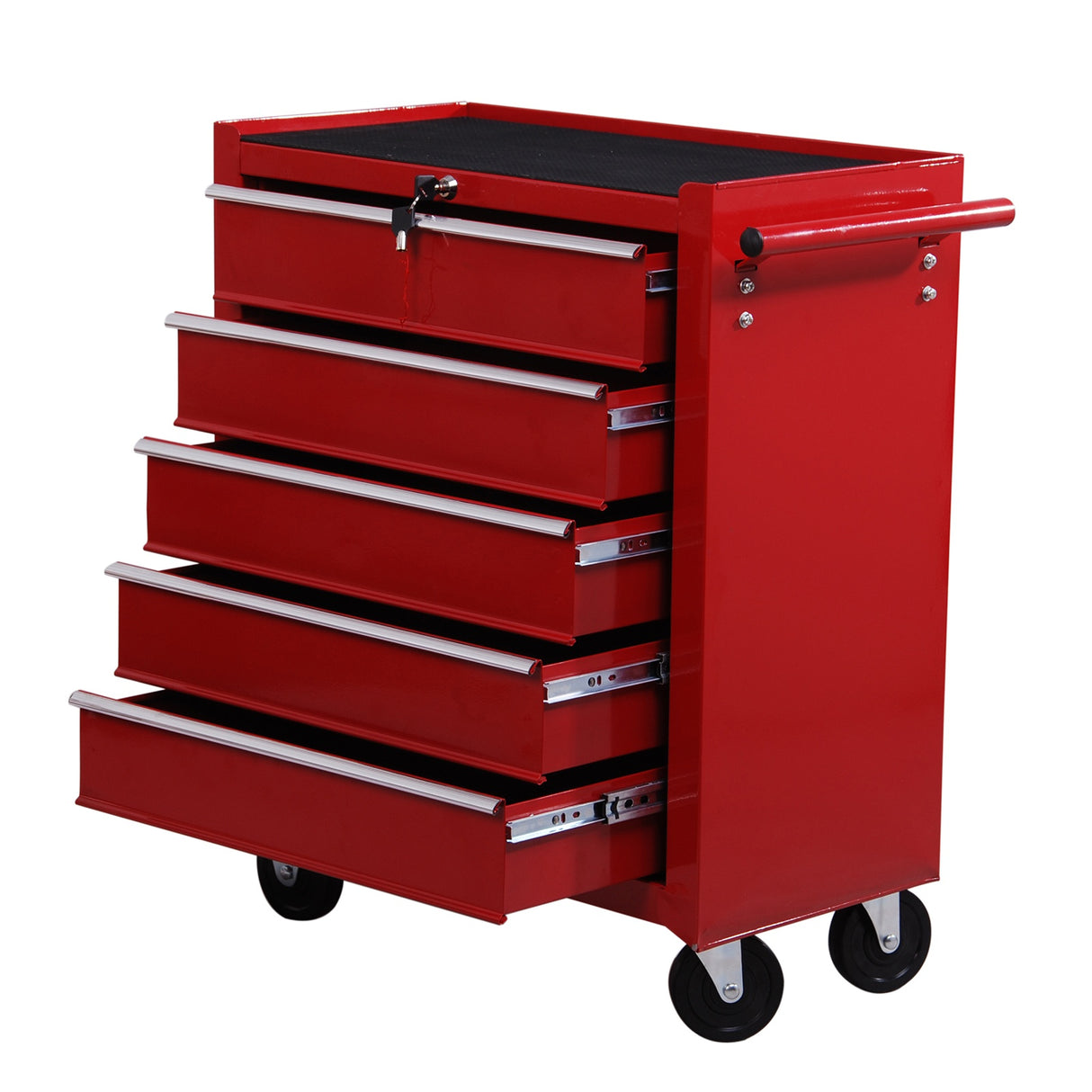 easycomfort easycomfort carrello cassettiera porta utensili per officina rosso 67.5x33x77cm ean 8055776912509