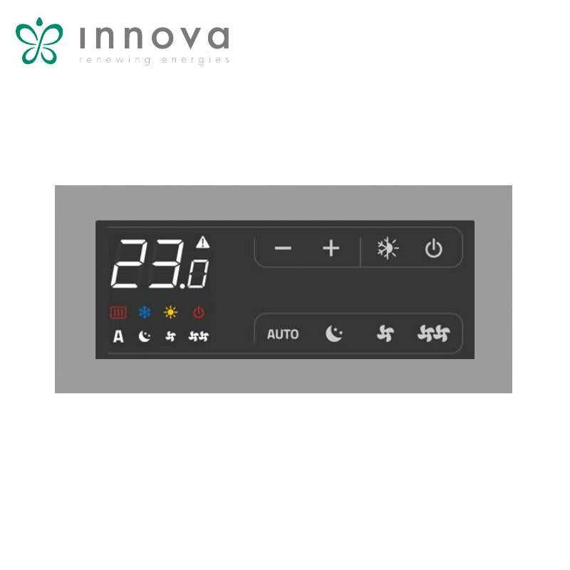 innova pannello comandi interfaccia touch lcd per ventilconvettore innova airleaf