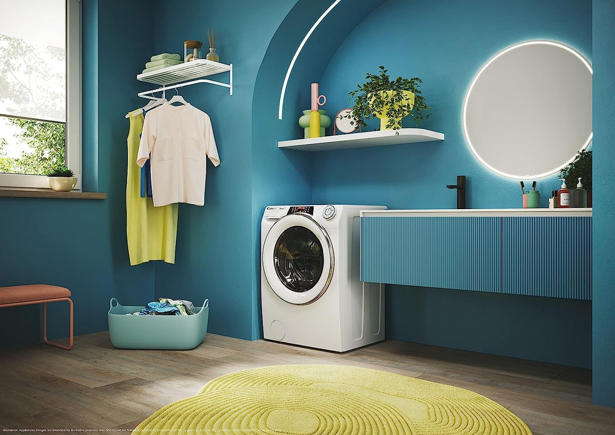 candy lavatrice a carico frontale candy rapido ro16106dwmct1 s 10 kg classe a 1600 giri a85xl60xp58 funzione vapore app hon bianco ean 8059019044354