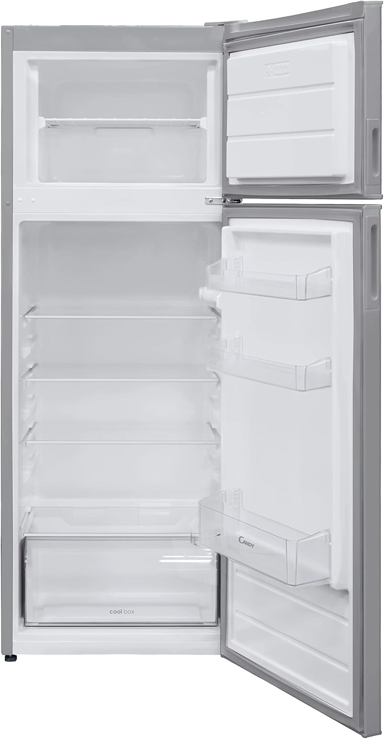 candy frigorifero due porte candy cdv1s514fs 213 litri classe f a145xl54xp57 statico argento ean 8059019054148
