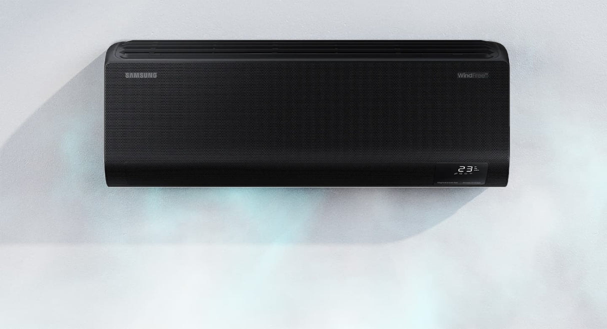 samsung condizionatore samsung inverter serie windfree black 9000 btu f ar09blk r 32 wi fi integrato