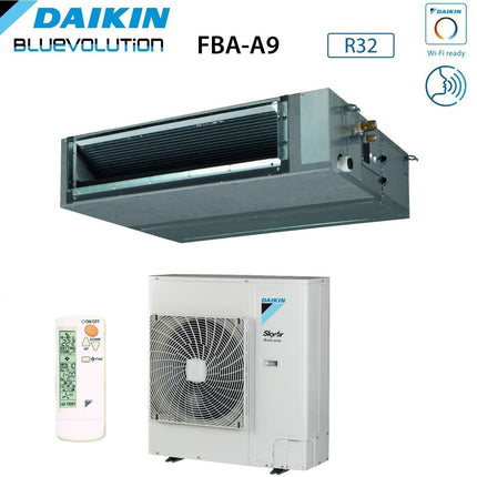 Climatizzatore Condizionatore Daikin Bluevolution Canalizzato Media Prevalenza 36000 Btu FBA100A + AZAS100MY1 Trifase R-32 Wi-Fi Optional