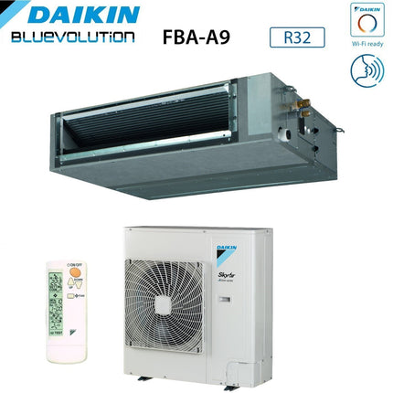 Climatizzatore Condizionatore Daikin Bluevolution Canalizzato Canalizzabile Media Prevalenza 24000 BTU FBA71A + RZASG71MV1 Monofase R-32 Wi-Fi Optional