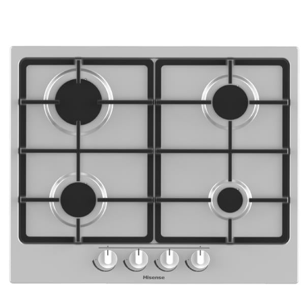 hisense piano cottura a gas hisense gm643xf 60 cm acciaio inox 4 fuochi ean 3838782435744