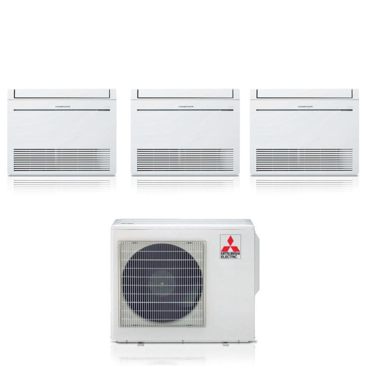 mitsubishi electric climatizzatore condizionatore mitsubishi pavimento trial split inverter serie mfz kt 9912 con mxz 3f54vf3 r 32 9000900012000 novita