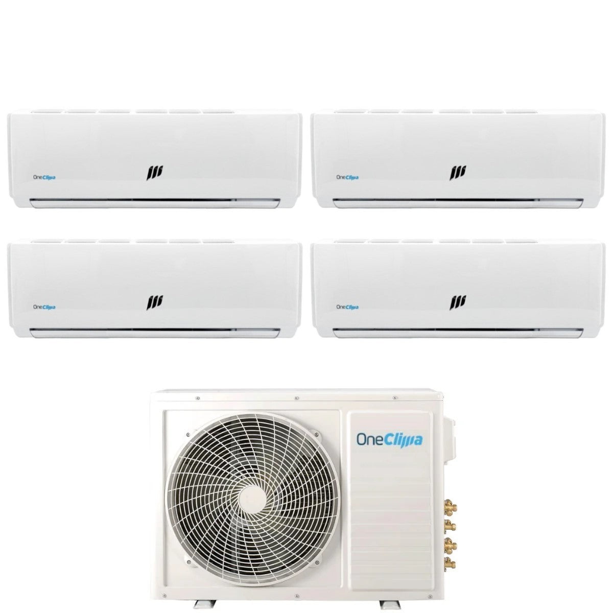 oneclima condizionatore oneclima quadri split inverter serie pro 9999 con mlt42x5y24 r 32 wi fi optional 9000900090009000
