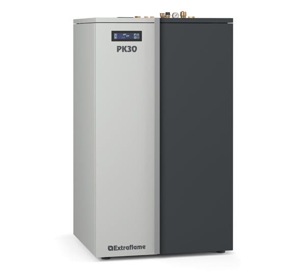 la nordica caldaia a pellet la nordica extraflame pk 30 kw con acs
