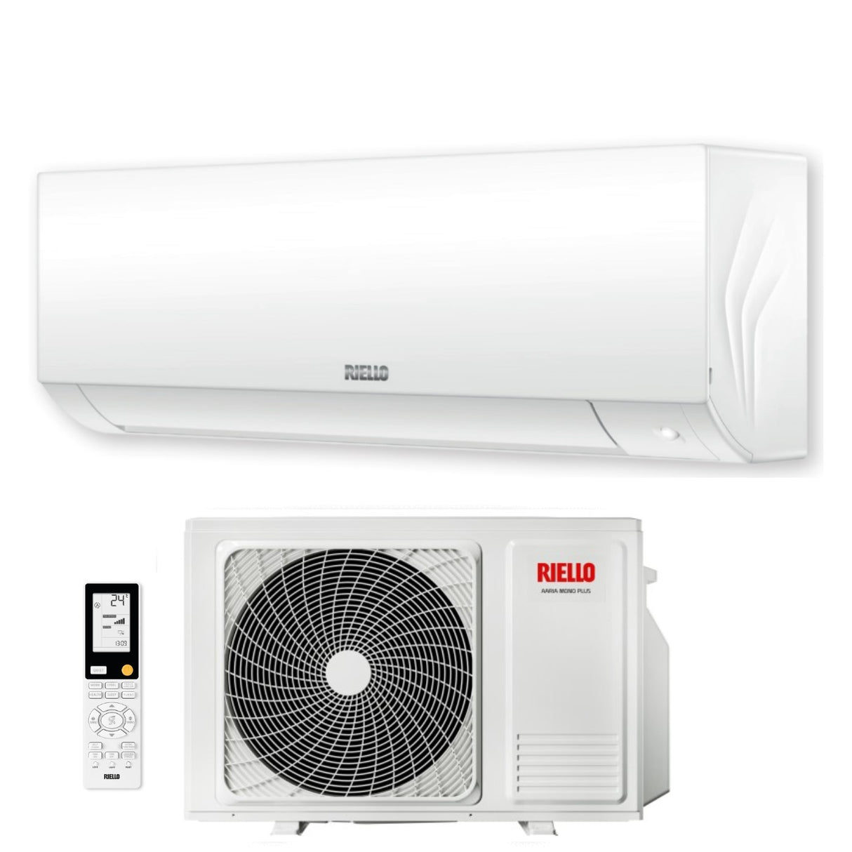 CLIMATISEUR INVERTER RIELLO série AARIA MONO PLUS 9000 BTU AMW25 PLUS R32 Wi-Fi OPTIONNEL