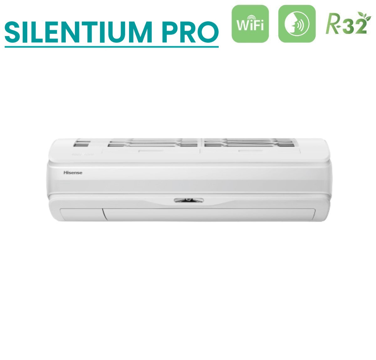 Hisense Dual Split Inverter Climatiseur Silentium Pro Série 9 + 12 Avec 2amw52u4rxc R-32 Wi-Fi intégré 9000 + 12000