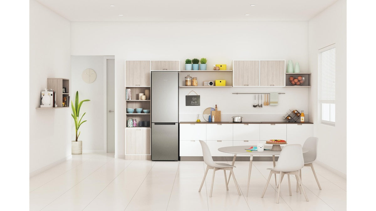 indesit frigorifero combinato indesit infc9 ti22x 367 litri classe e a2027xl596xp678 total no frost multiflow inox ean 8050147626757