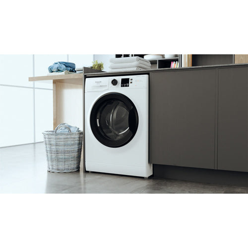 hotpoint lavatrice a carico frontale hotpoint ariston active nf825wk it 8 kg classe b 1200 giri a85xl595xp605 motore inverter igiene vapore bianco ean 8050147656532