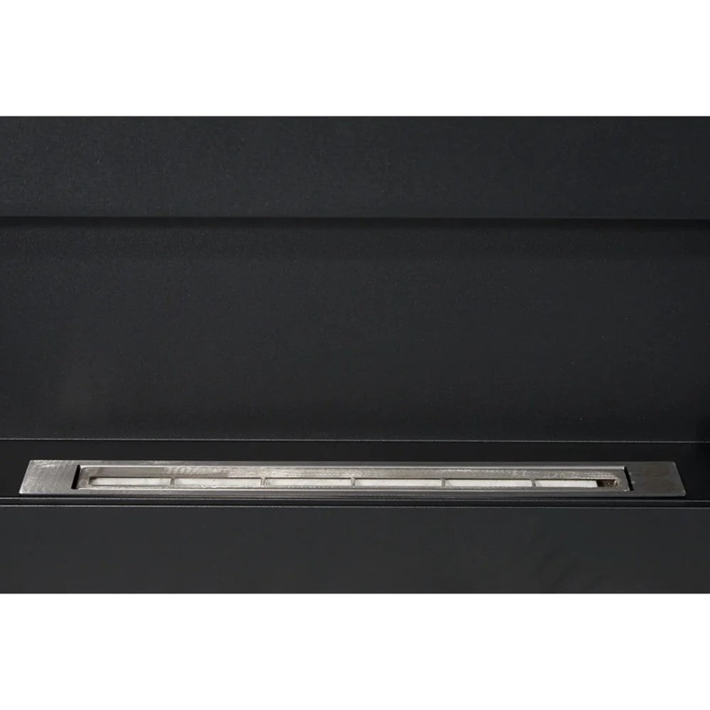 divina fire camino a bioetanolo biocamino da parete siena nero l 90 x p 12 x h 40 ean 8056157804710