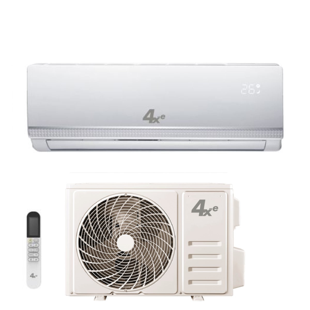 4xe offerta climatizzatore condizionatore 4xe inverter serie white 12000 btu white112 r 32 wi fi optional classe aa