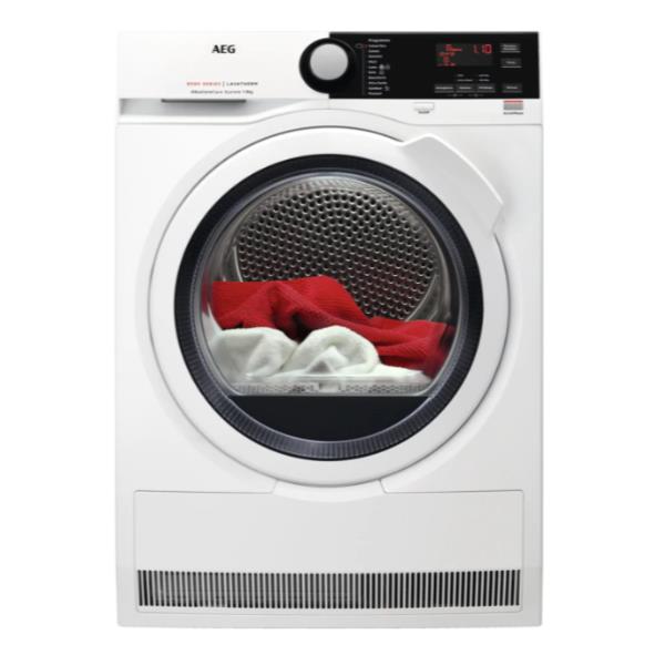 aeg asciugatrice pompa di calore aeg 8 kg serie 8000 okoflow t8dbe843 classe a ean 7332543746903