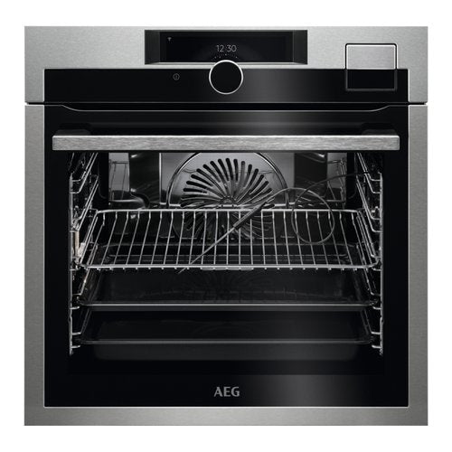 aeg forno ad incasso combinato a vapore aeg serie 9000 bse998230m steampro 70 litri classe a a594xl595xp567 inox ean 7332543755608